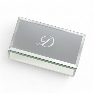 Personalization Mall Reflections Engraved Mirrored Jewelry Box - 1 of 3