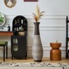 Aukfa 39-Inch Tall Standing Floor Vase – Durable Artificial Rattan with Two-Tone Dark Brown Finish - 4 of 4