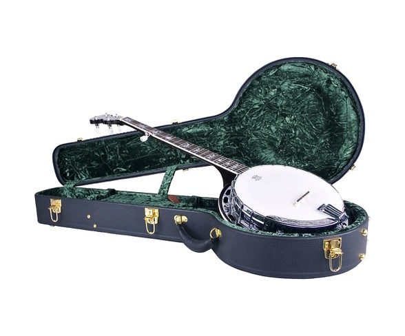 Silver Creek Vintage Archtop Case for Banjo Black