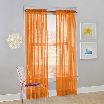 No. 918 Sheer Calypso Voile Rod Pocket Curtain Panel