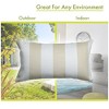 Majestic Home Goods,Pillow Vertical Stripe - 4 of 4