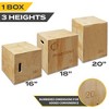 Philosophy Gym 3 in 1 Wood Plyometric Box -  Jumping Plyo Box for Training and Conditioning - 2 of 4