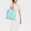 Canvas Beach Striped Tote Bag - Shade & Shore™ - 2 of 4