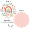 Big Dot of Happiness Hello Rainbow - Boho Baby Shower and Birthday Party Round Table Decorations - Paper Chargers - Place Setting For 12 - 3 of 4
