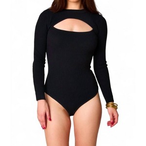 Women's Nadia Long Sleeve Cutout Bodysuit - BUDDYLOVE - 1 of 4