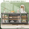 TV Stand for TVs Up to 65 Inch, Entertainment Center with Storage, Shelves, TV Media Console Table for Living Room, Bedroom - 4 of 4