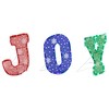 Northlight 14" LED Lighted Traditional Colored 'Joy' Outdoor Christmas Decoration - 4 of 4