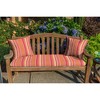 Casual Cushion Patterned Sunbrella Fabric 1-Piece Indoor/Outdoor Square Throw Pillow,15"W x 15"L - 2 of 4