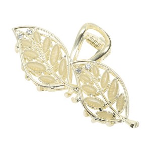 Unique Bargains Fashion Leaves Hair Clips 1 Pc - 1 of 4