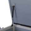 Sevobal Pet Carriers, Large Rabbit Hutch with Waterproof Roof and Lockable Wheels, Portable Fence for Indoor Outdoor, Gray, 38.19"*23.62"*36.22" - 4 of 4