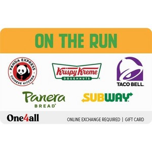 One4all On The Run Gift card (Email Delivery) - 1 of 1