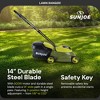 Sun Joe Cordless, Brushless Lawn Mower Kit, Rear Grass Bag, Green, MJ24C-14-XR - 4 of 4