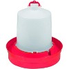 Little Giant DBW2 Deep Base Automatic Poultry Waterer Dispenser for Chickens & Birds, Red, 2 Gallon (5 Pack) - 2 of 2