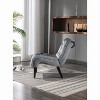 Ridstar Upholstered Modern Velvet Accent Chair With Wooden Legs For Reading, Living Room-Silver - 4 of 4