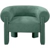 Meridian Furniture,Stefano Polyester Fabric Accent Chair - 3 of 4