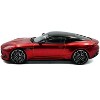 2023 Aston Martin DB12 Coupe Hyper Red Metallic with Black Top 1/43 Diecast Model Car by Solido - 3 of 4
