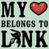 Girl's Nintendo My Heart Belongs to Link T-Shirt - 2 of 4