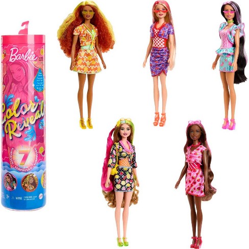 Schrijfmachine Muf Hoop van Barbie Color Reveal Barbie Doll - Sweet Fruit Series : Target