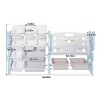 Kids Toy Storage Organizer with 2-Tier Bookshelf and 12 Removable Bins,Bedroom Multi-Functional Toy and Book Storage Shelf-Baofuwish - 4 of 4
