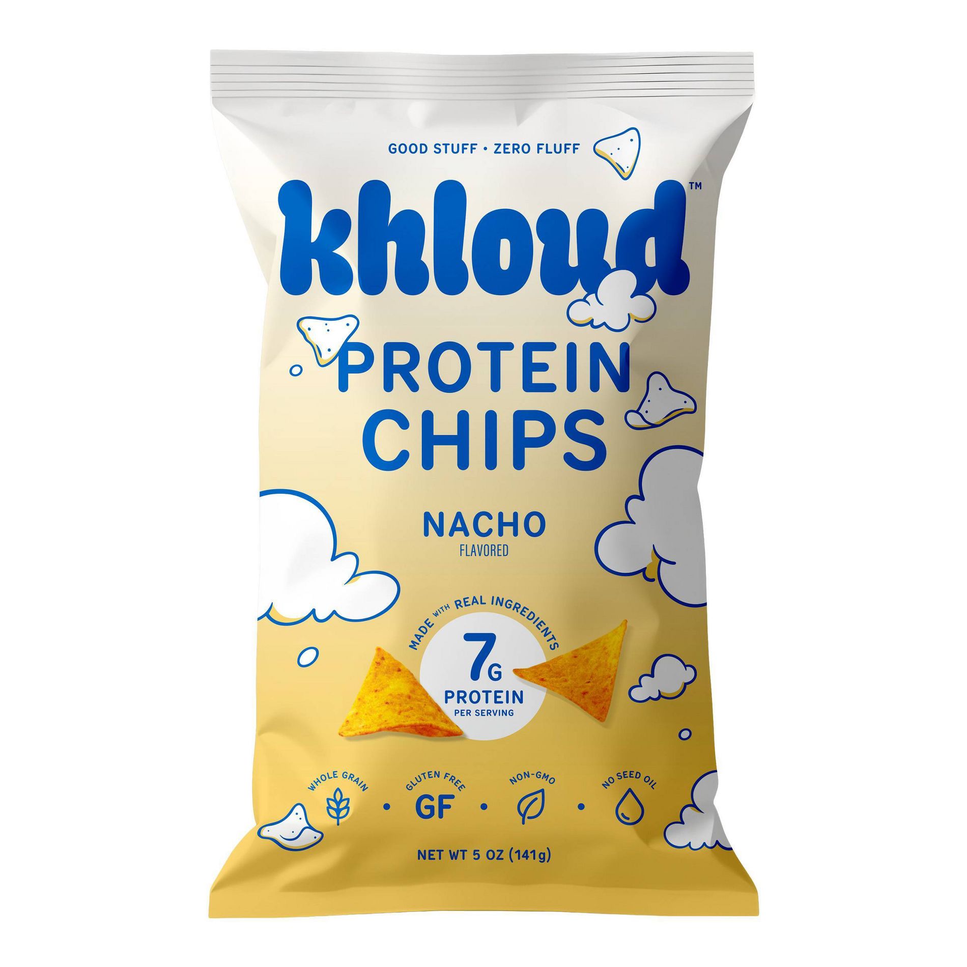 Khloud Nacho Protein Tortilla Chips - 5oz