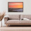 Stupell Industries Orange Sunset over Shoreline Floating Frame Canvas Art, Brown, 31" x 21" - 3 of 4