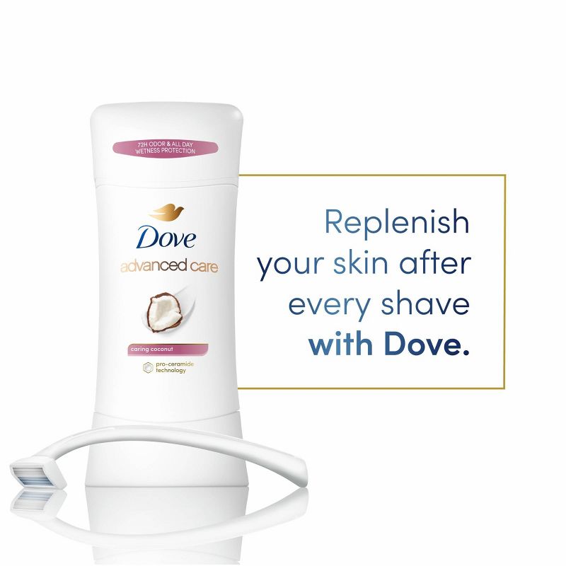 Dove Beauty Advanced Care Caring Coconut 48-Hour Women&#39;s Antiperspirant &#38; Deodorant, 5 of 14