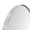 TEHOME Yolanta Circular Round Stainless Steel Framed Wall Mounted Bathroom Vanity Mirror - 4 of 4