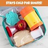 Bentology Hard Ice Pack for Lunch Box or Bag (3 Pack) - Keep Cool Freezer Cold Packs, Reusable and Great for Kids or Adults, Long-Lasting, Slim & - 2 of 3