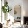 Beautyolove 64"L x 21"W Arched Full Length Mirror Free Standing Leaning Mirror Hanging Mounted Mirror - 2 of 2