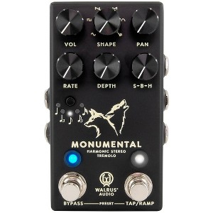 Walrus Audio Monumental Stereo Harmonic Tap Tremolo Effects Pedal - 1 of 4