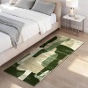 Acekool Modern Abstract Area Rug, Washable Non-Slip Low Pile Carpet, Foldable Thin Contemporary Floor Mat for Living Room Bedroom Office - 2 of 4