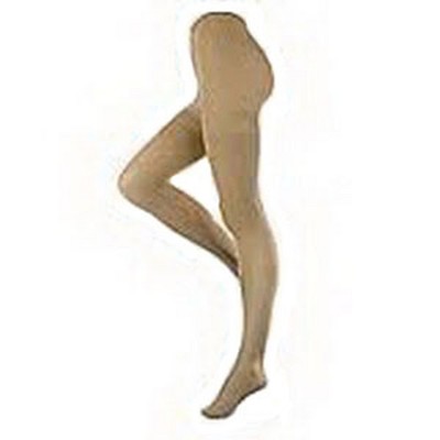 JOBST Women's Opaque Waist-High Compression Pantyhose - Extra Firm (30-40 mmHg) - Small - Silky Beige