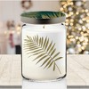 Courtside Market Jeweled Fronds Collection ~ Pumpkin Spice 26oz Soy Candle Apothecary Jar with Decorative Tin Lid - 3 of 3