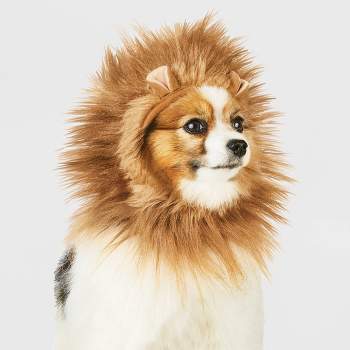 Pet Clothes Christmas Dog Costumes Lion Mane Wig for Large Dogs