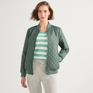 Lands' End Women's FeatherFree Insulated Bomber Jacket - 1 of 4