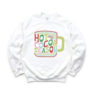 Simply Sage Market Women's Graphic Sweatshirt Retro Hot Cocoa Season - 1 of 4