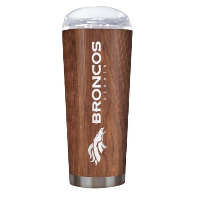 NFL Denver Broncos 18oz Woodgrain Roadie Tumbler