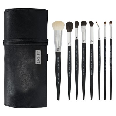 OMNIA Brush Artist Favorites, Derek Medina, 9pc Makeup Brush Set with Wrap