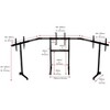 Next Level Racing Free Standing Triple Monitor Stand - Video Game Hardware Accessories - NLRA010 - 2 of 4