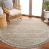 Easy Care ECR217 Handmade Woven Area Rug - Green - 6'-0" x 6'-0" Round - Safavieh - 2 of 3