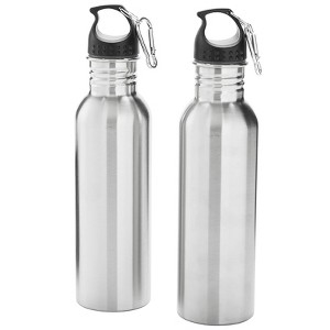The Lakeside Collection Set of 2 Stainless Steel Water Bottles - 1 of 3