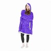 Tirrinia Woman Blanket Hoodie Sweatshirts, Wearable Fluffy Fleece Plush Blanket, Lightweight Cozy Sweatshirt Blanket Valentine’s Day Gift for Her - 4 of 4
