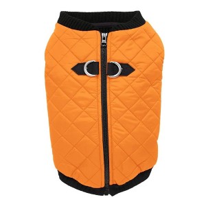 Gooby Fashion Vest Dog Jacket Orange, Small - 1 of 1