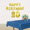 Beistle Happy Birthday  80  Balloon Streamer, 14.25" & 25" x 15', (1/Pkg) Multicolored - 2 of 4