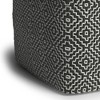 Laurene Square Woven PET Polyester Pouf Gray/White - WyndenHall - 3 of 4
