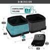 PetAmi Collapsible Dog Bowls 2 Pack, Food and Water Travel Set, Portable Pet Dish No Spill, Foldable Lightweight BPA Free Leakproof - 2 of 4