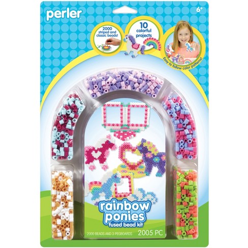 Perler Beads Activity Kit, Fun Fusion, Rainbow Pony
