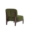 CAVINAS 25.5" Modern Boucle Accent Chair with Solid Wood Frame, Minimalist Lounge Armchair for Living Room, Bedroom, Office - 3 of 4