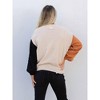 Women's A Pearly Affair Pearl Beaded Color Block Sweater - BiBi - 3 of 4