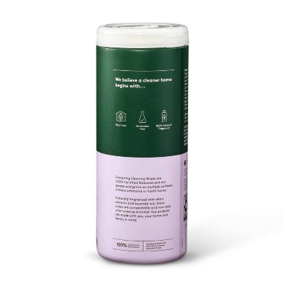 Lavender &#38; Bergamot Multi-Surface Cleaning Wipes - 35ct/3pk - Everspring&#8482;